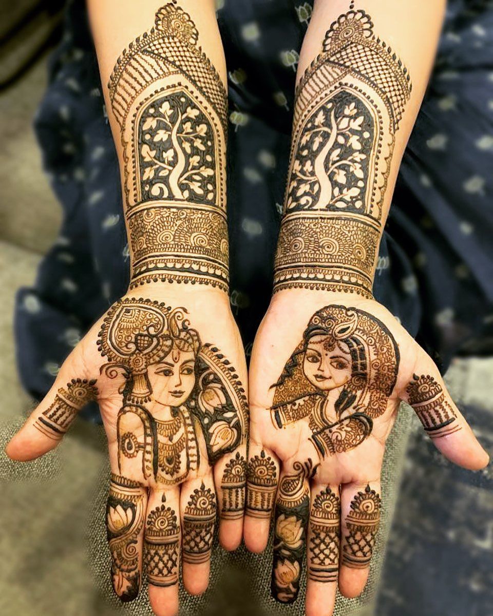 karva chauth mehndi design 2022 most beautiful mehndi designs on karva  chauth-करवा चौथ पर हाथों पर सजाएं मेहंदी, यहां देखें लेटेस्ट डिजाइन |  Jansatta