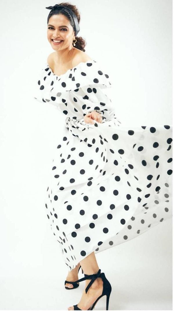 deepika padukone Polka Dot