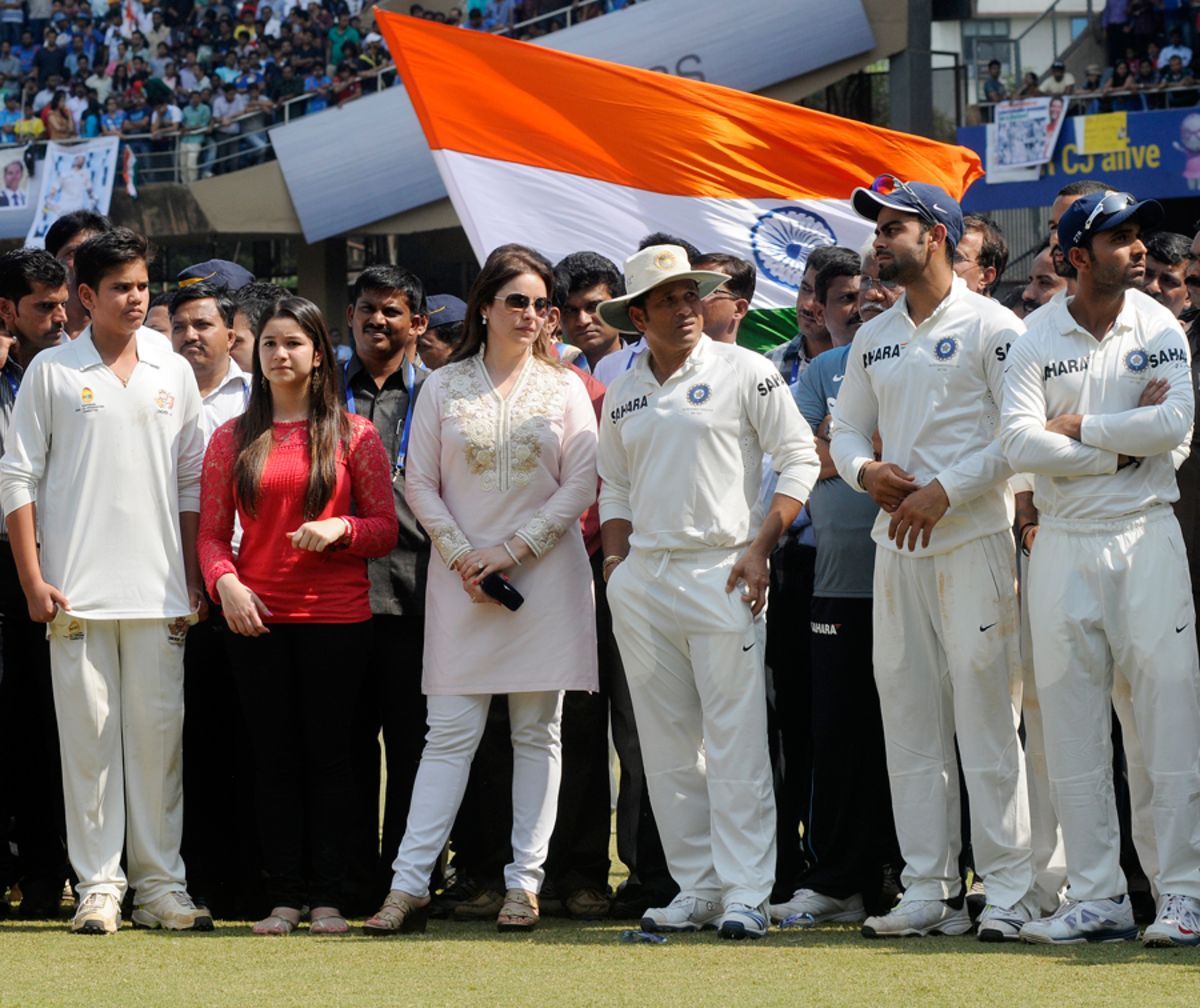 Sachin Tendulkar last match with family