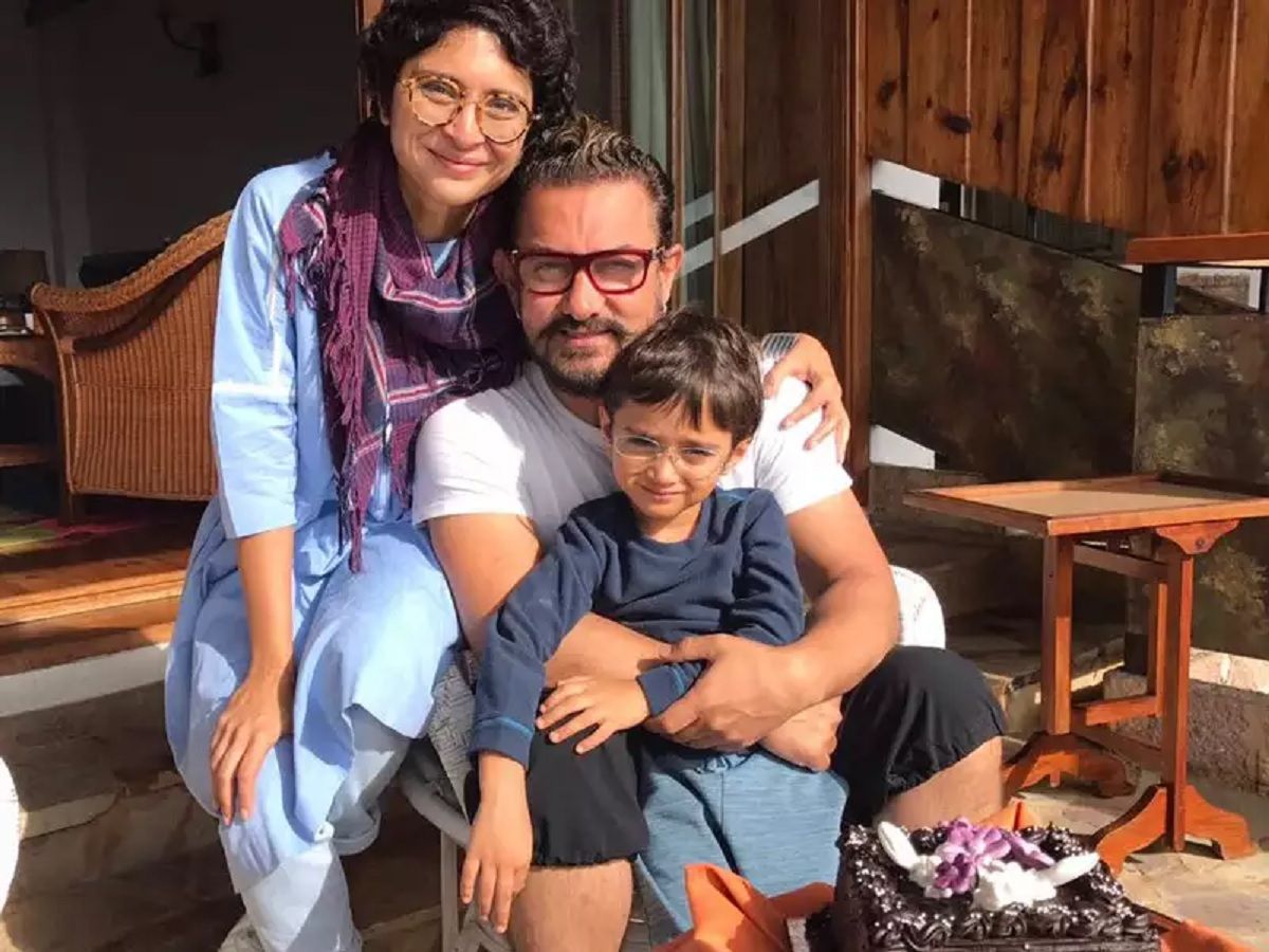 Aamir khan kiran Rao and Child