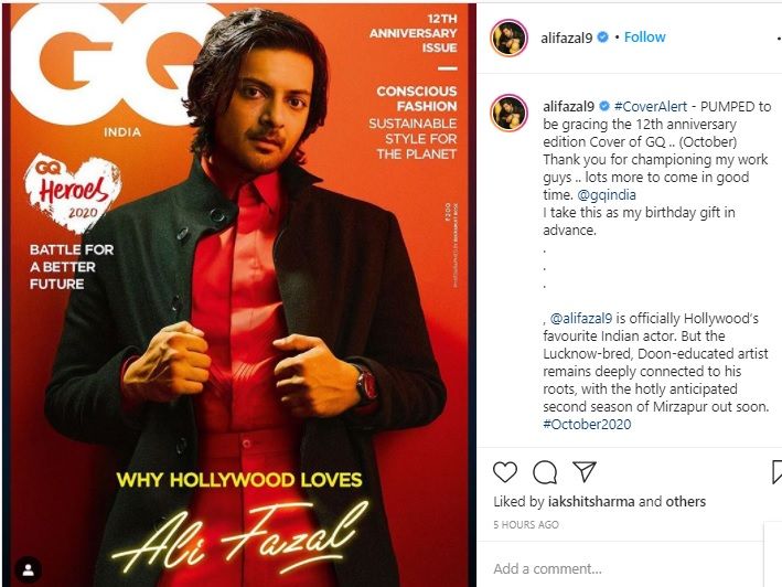 Ali Fazal in Hollywood film