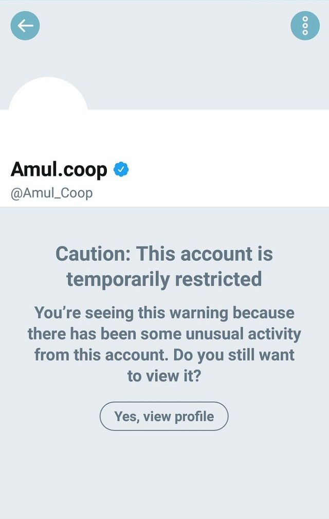 Amul Twitter account