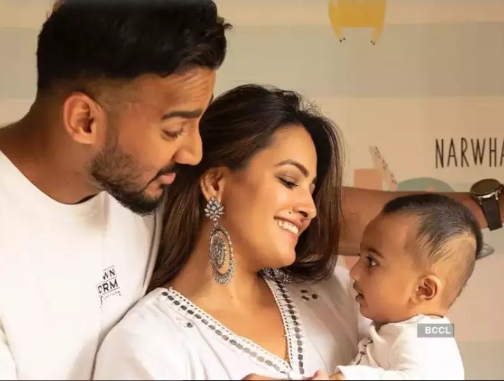 Anita Hassanandani and Rohit Reddy child first Diwali