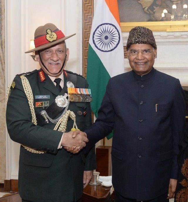 CDS bipin rawat meeting with president