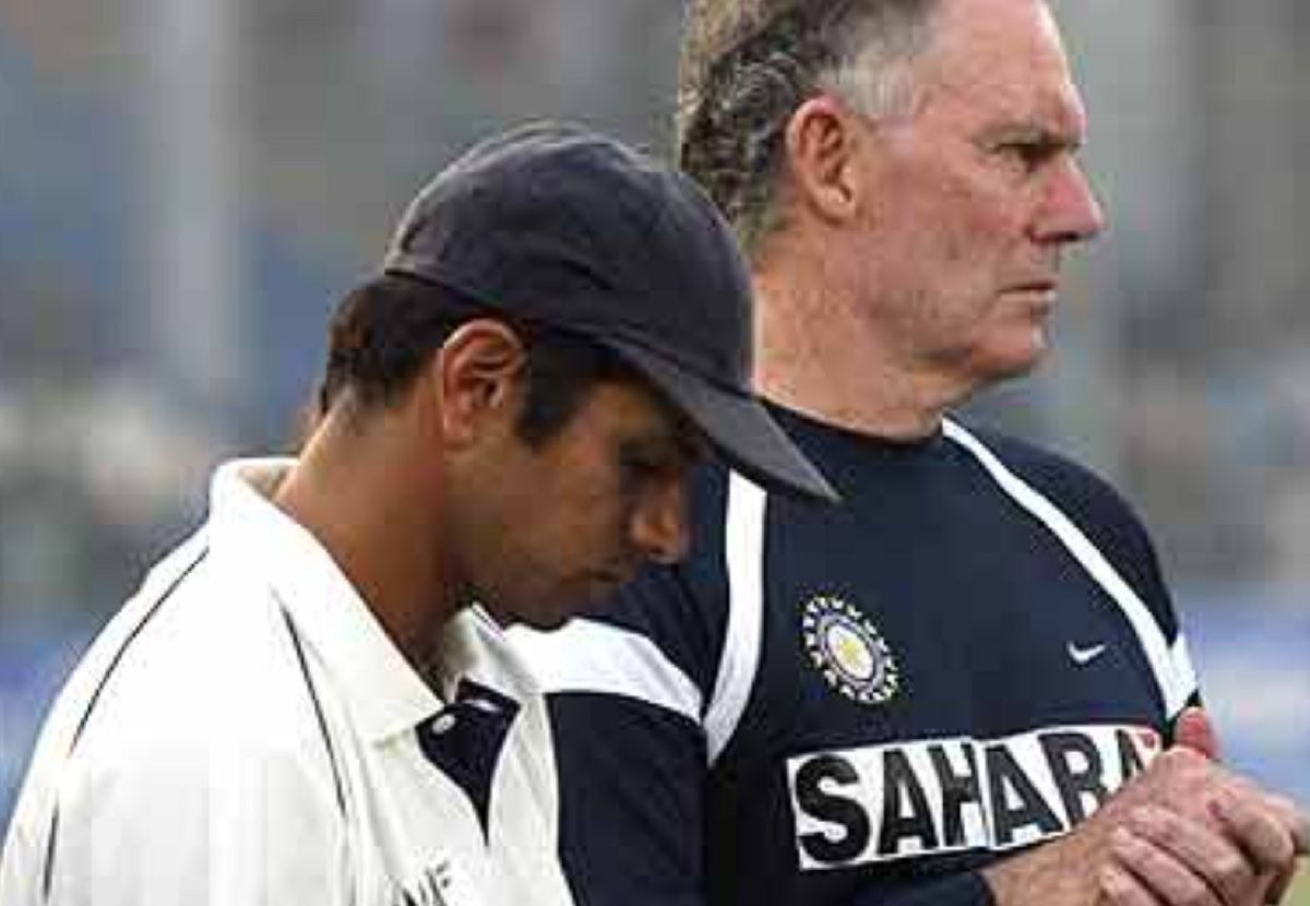 Rahul Dravid and Greg Chappell