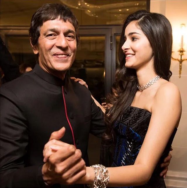 Chunky Panday and Ananya Panday