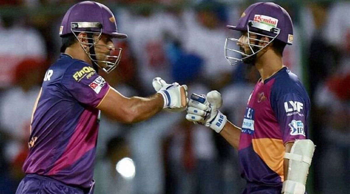 Dhoni and Rahane RPS IPL