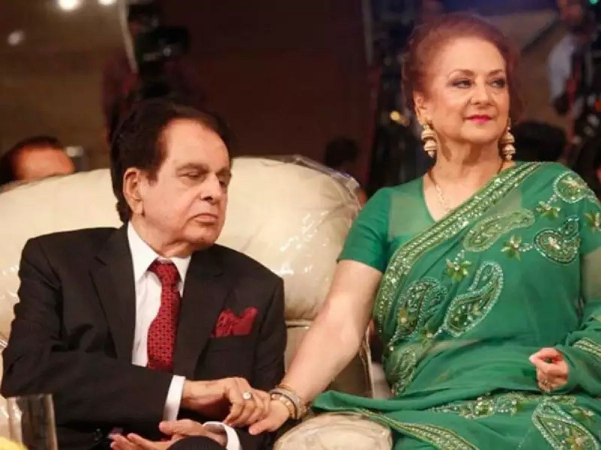 Dilip Kumar and Saira Banu