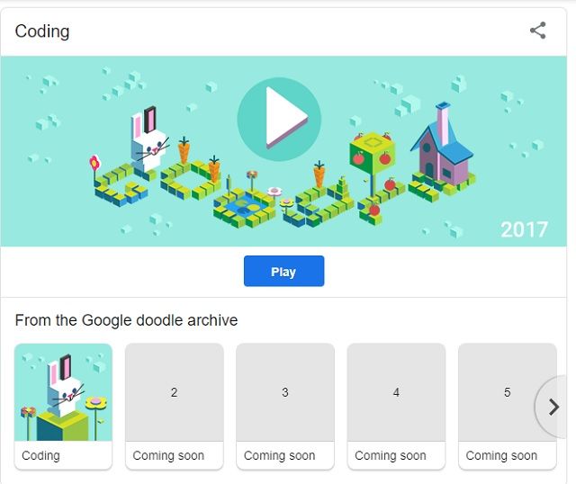 Google doodle games