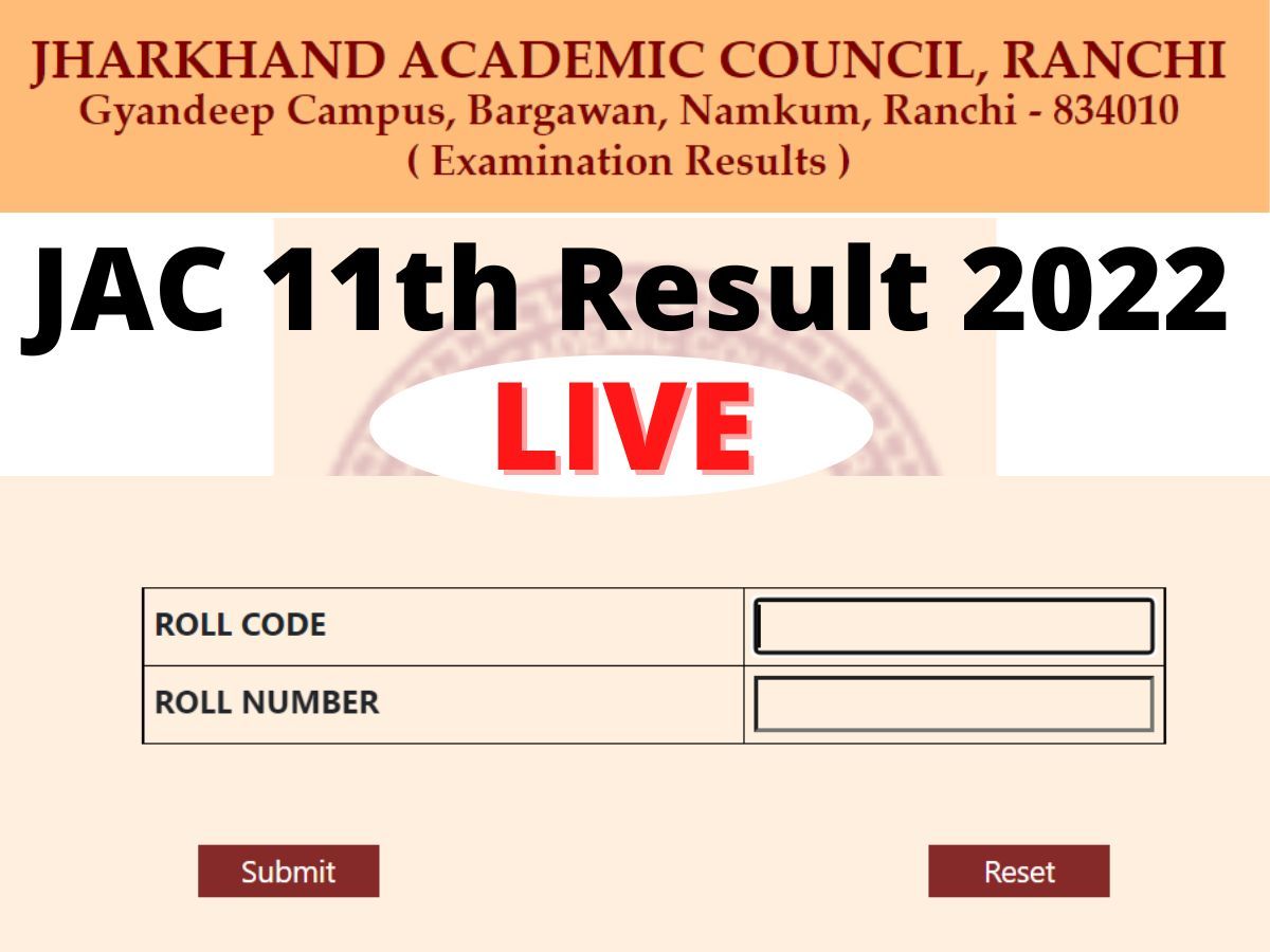 JAC Jharkhand Board 11th Result 2022 Arts, Science, Commerce Direct