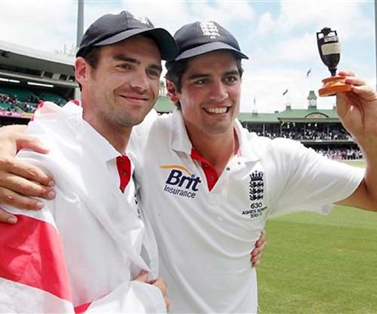 James Anderson and Alaister Cook