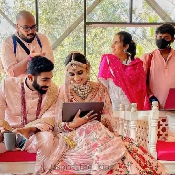 Jasprit Bumrah and Sanjana Ganesan Wedding Unseen photos