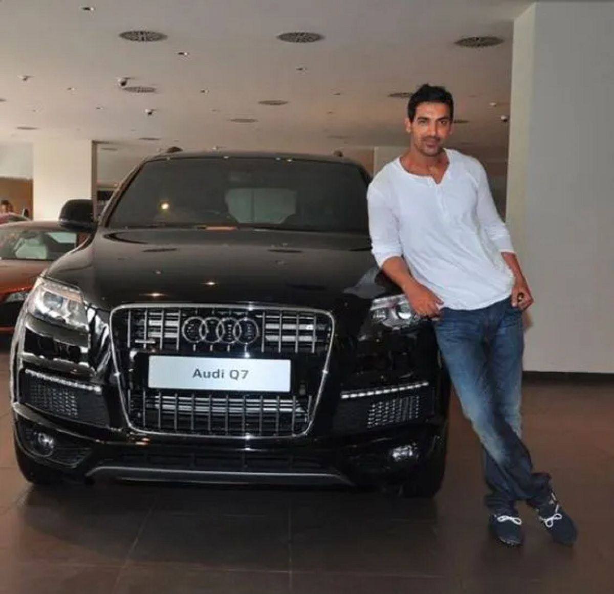 John Abraham audi car