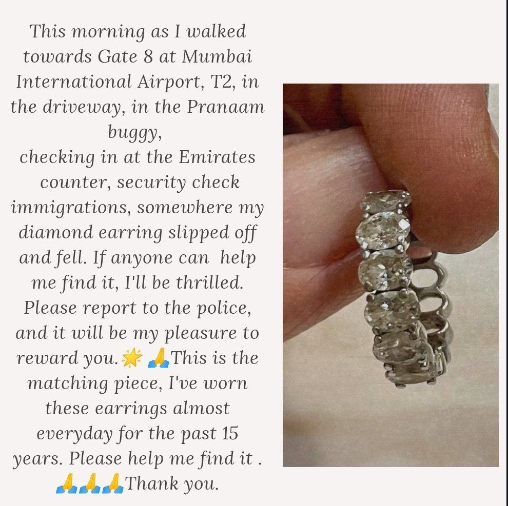 Juhi Chawla post on Diamond ring loss