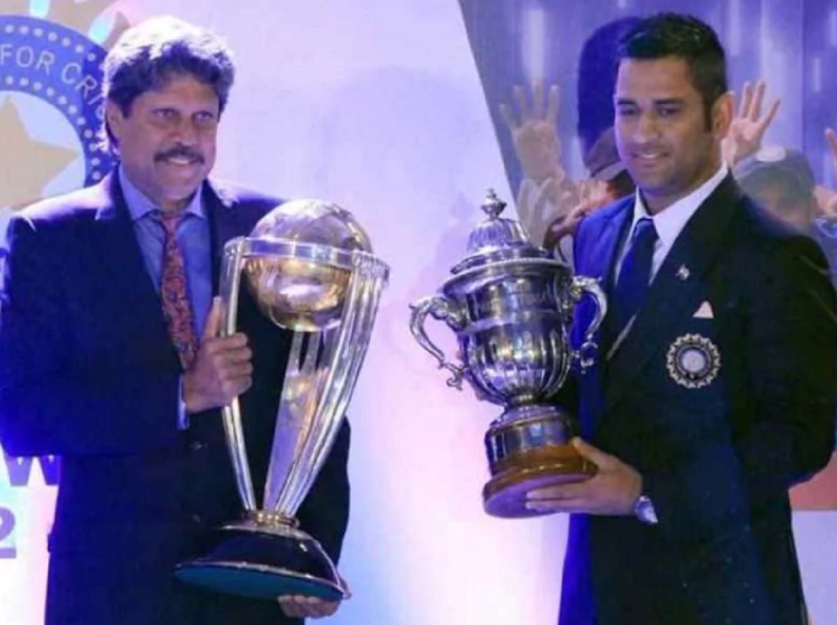 Kapil Dev and MS Dhoni