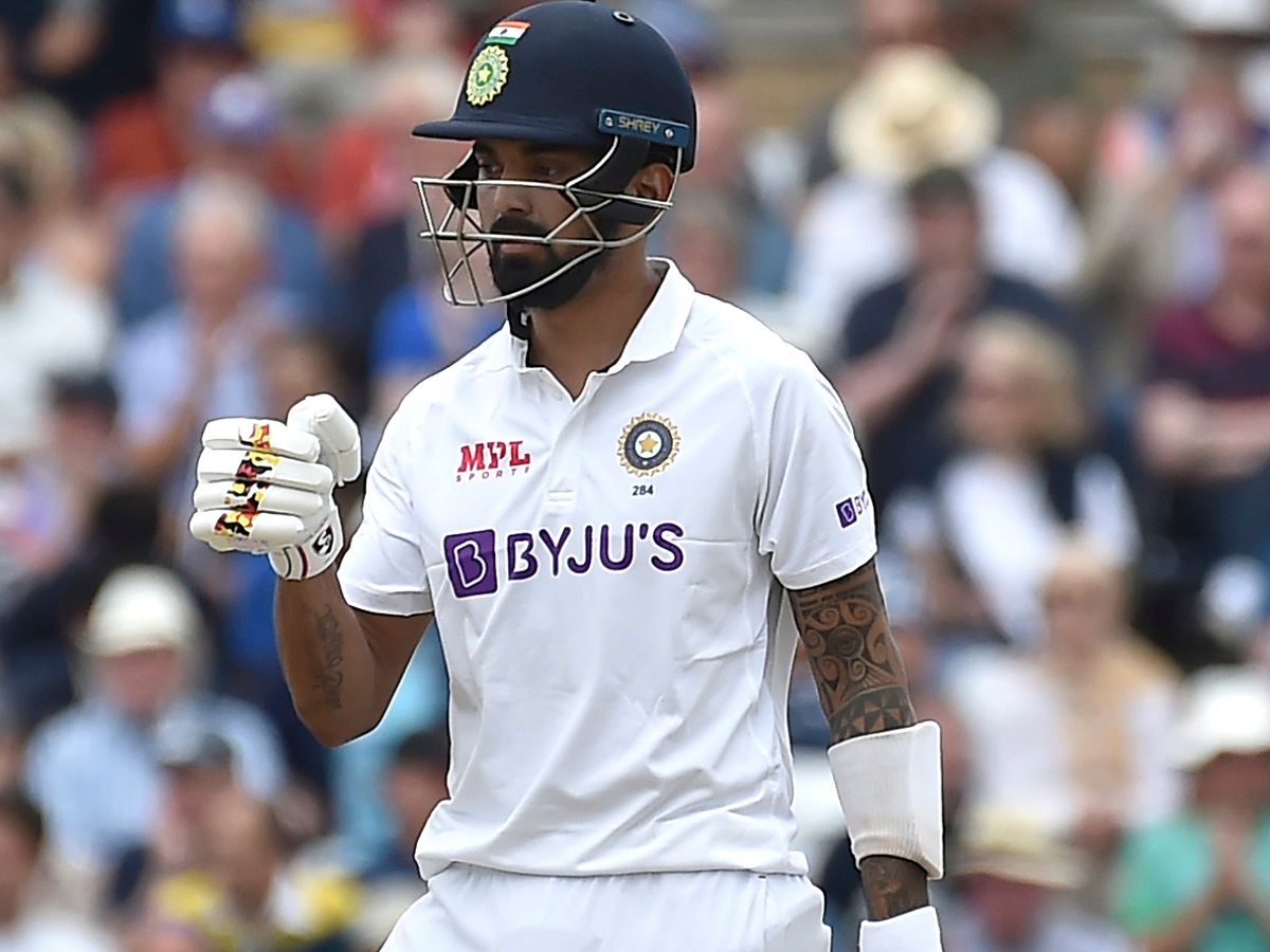 KL Rahul in Nottingham test against England