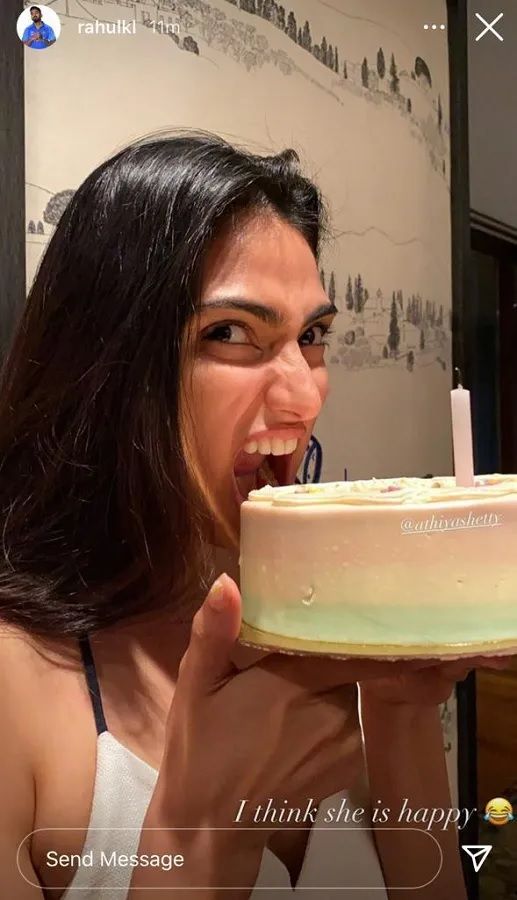 KL Rahul post on Athiya Shetty Birthday