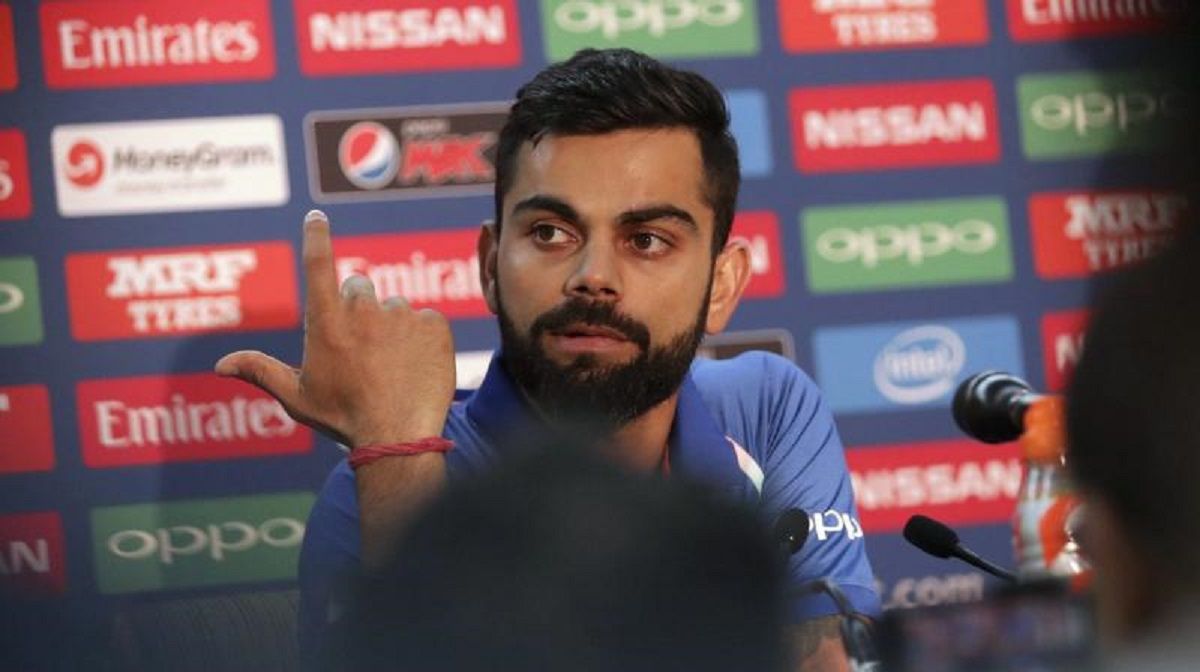 Virat Kohli angry in press conference