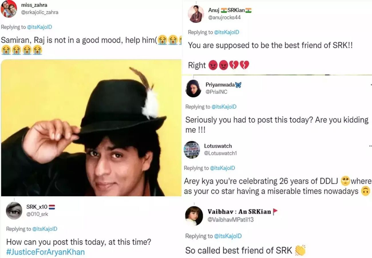 Kajol Trolling about DDLJ 26 years celebration