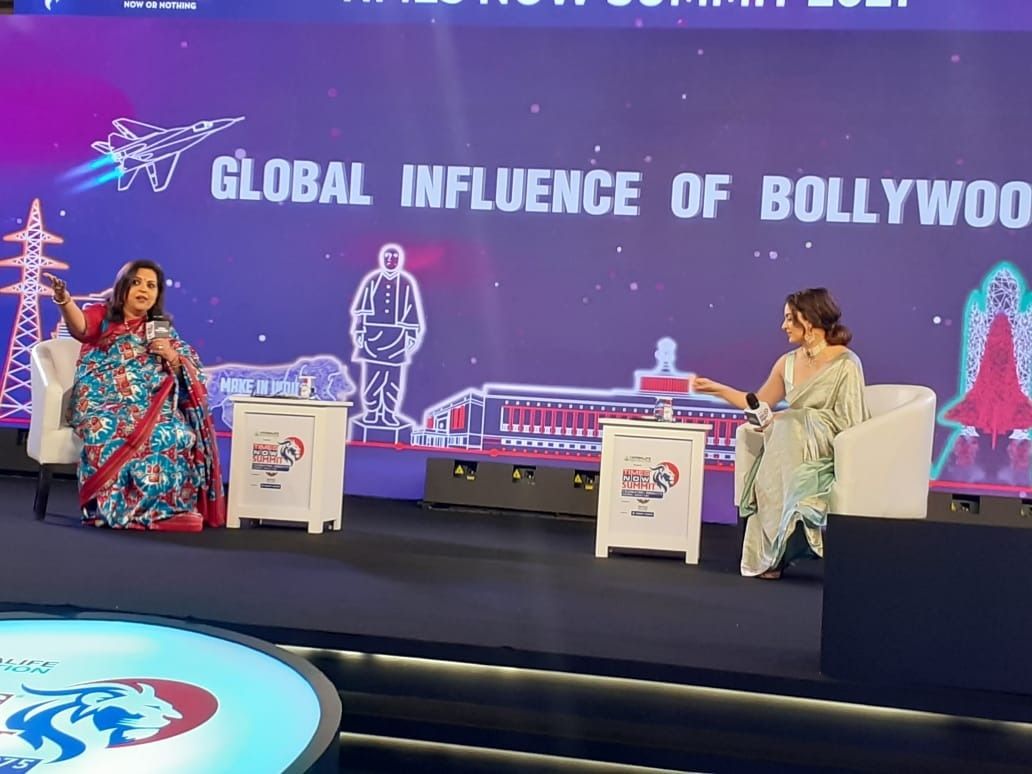 Kangana and Navika Kumar in Times Now summit 2021