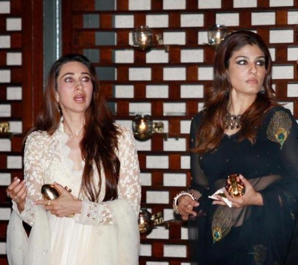 Karishma Kapoor and Raveena Tandon