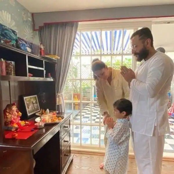 Kareena Saif Taimur Ali Khan Ganesh Chaturthi celebration