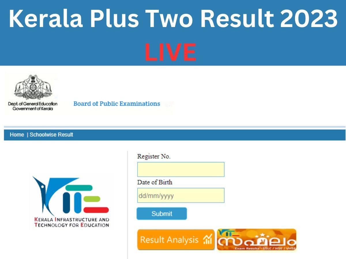 Keralaresults.nic.in, Kerala Plus Two 12th Result 2023 Saphalam Link