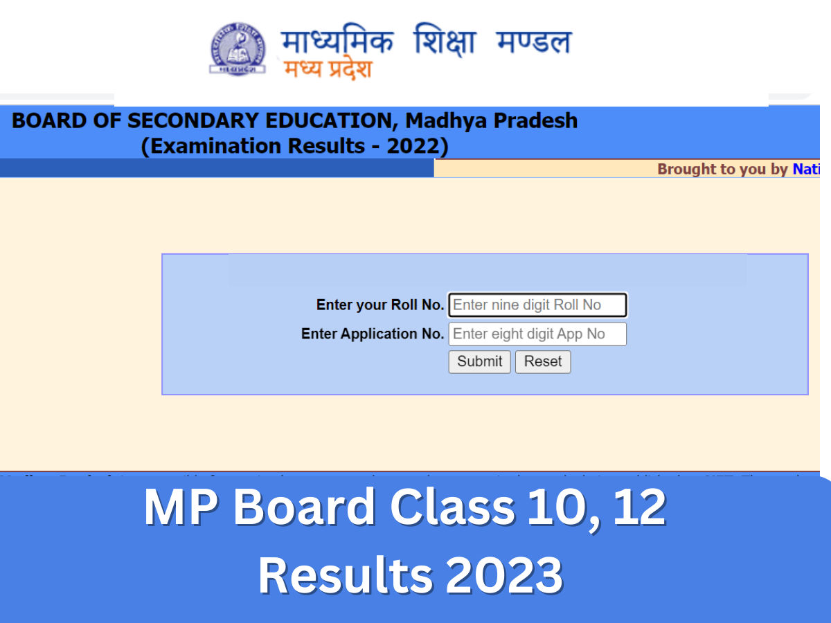 MP Board 10th, 12th Result 2023 : इस लिंक से देखें एमपी बोर्ड परीक्षा का रिजल्ट