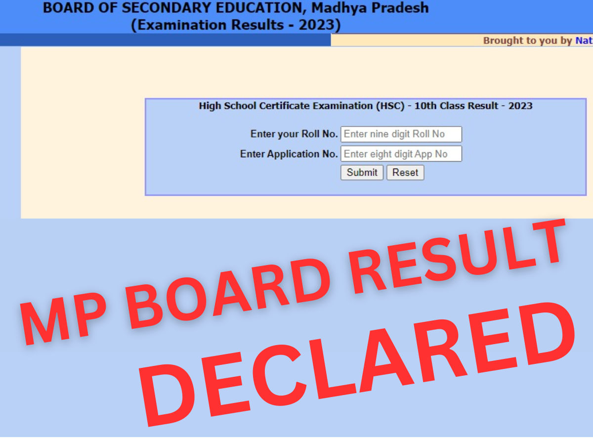 MP Board 10th 12th Result 2023, Sarkari Result 2023: MPBSE Result ...