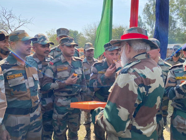 PM Modi in Nowshera sector 