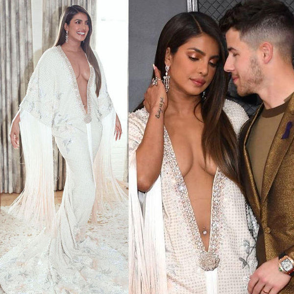 Priyanka Chopra in plunging neck dress