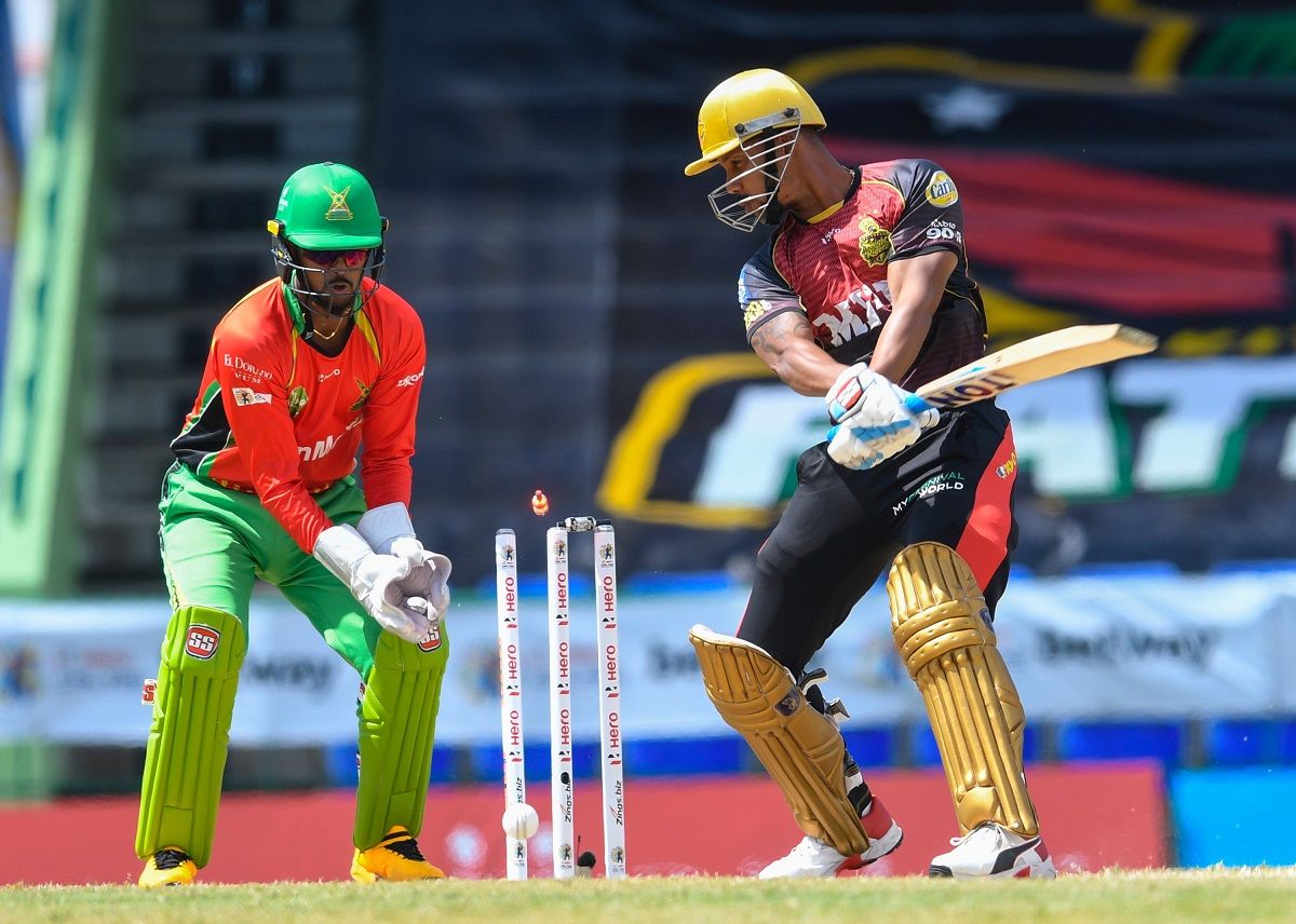 Nicolas Pooran against Trinbago Knight Riders