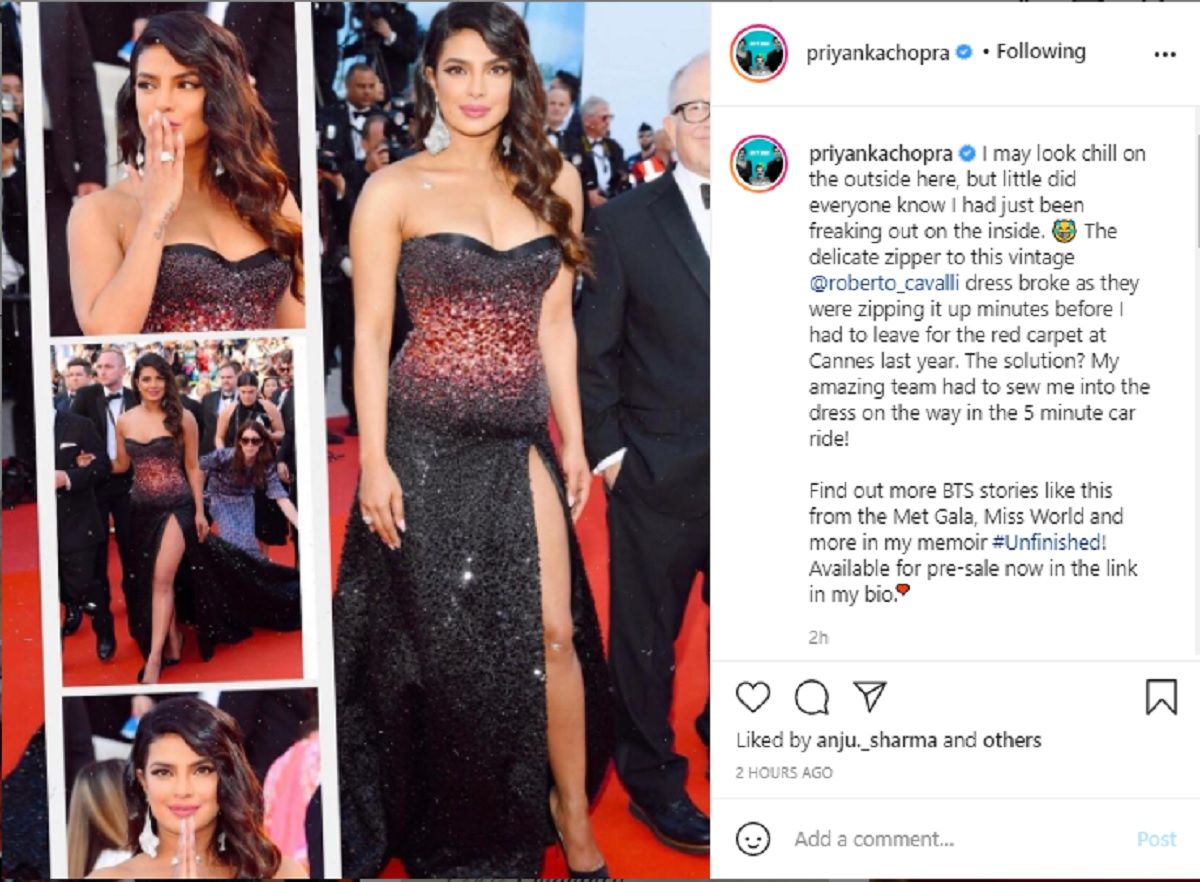 Priyanka Chopra Cannes 2019 dress story