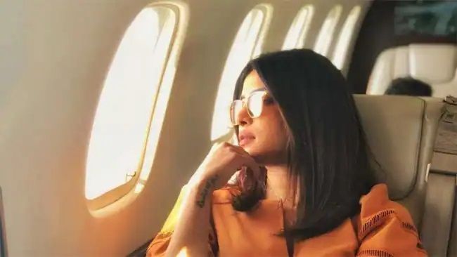 Priyanka chopra private jet