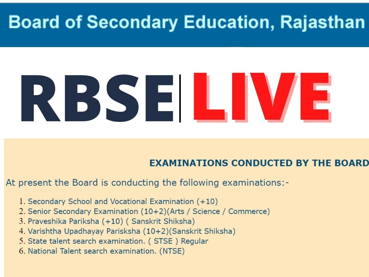 RBSE Rajasthan Board 8th, 10th, 12th Result 2022 Date BSER Ajmer