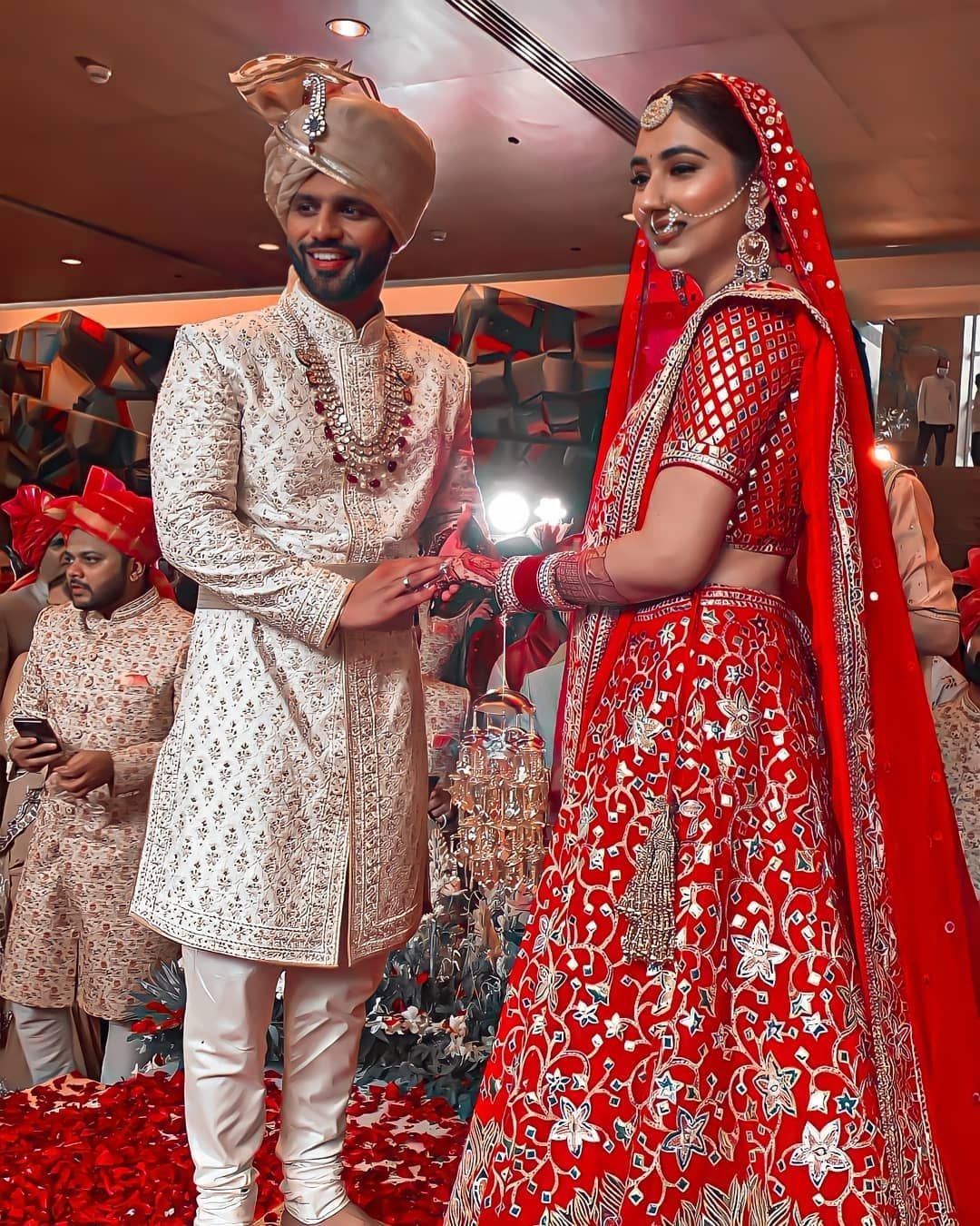 Rahul Vaidya and Disha parmar wedding pics