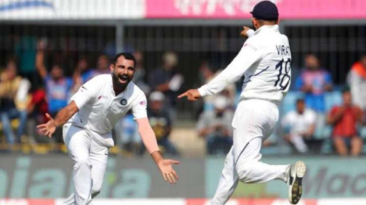 Mohammed Shami and Virat Kohli