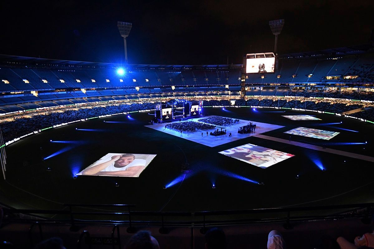 Shane Warne memorial service