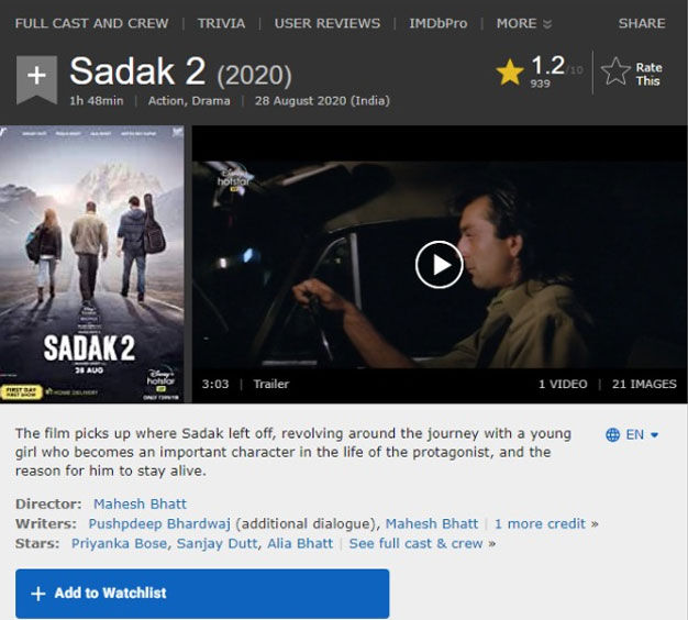 Sadak 2