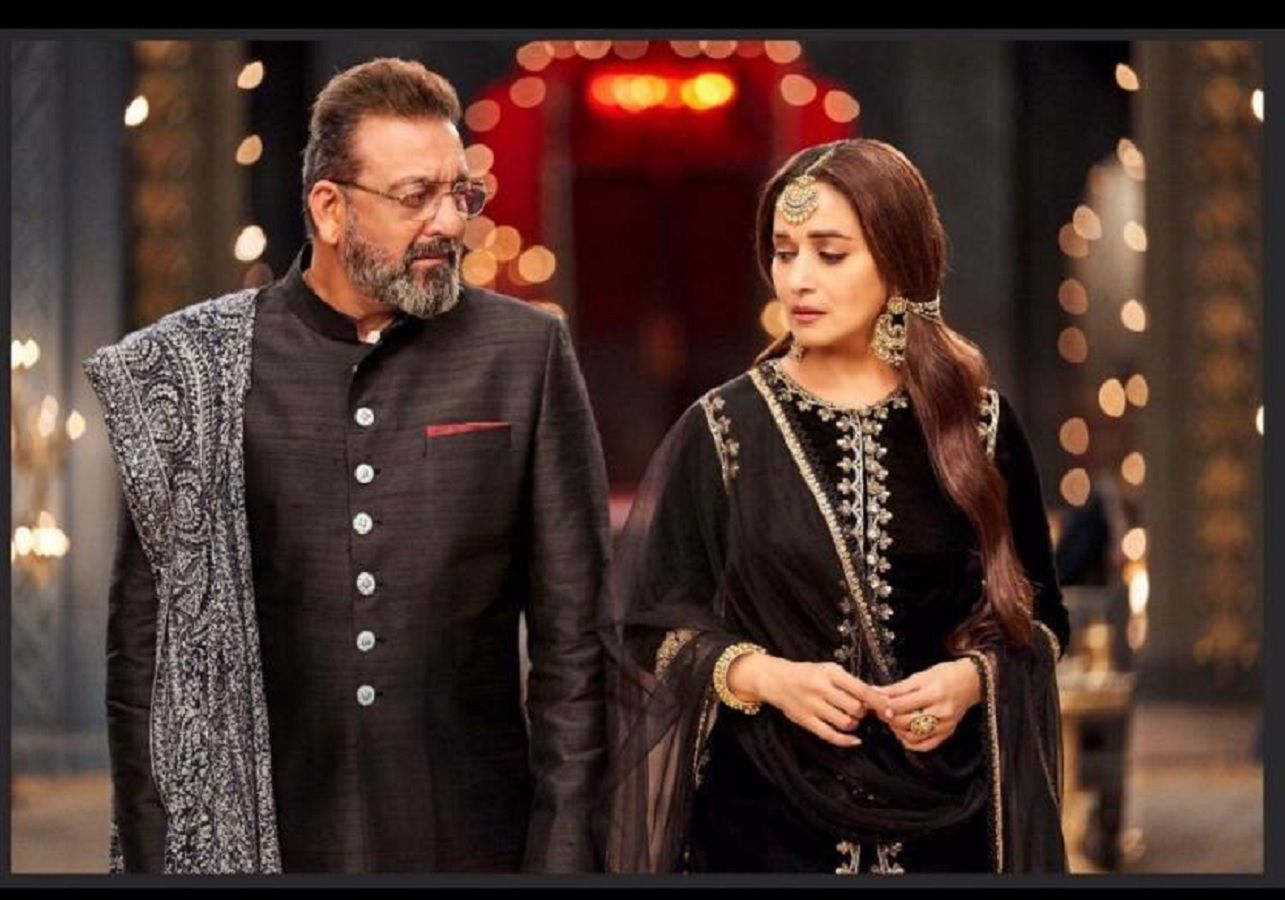 Sanjay Dutt and Madhuri Dixit