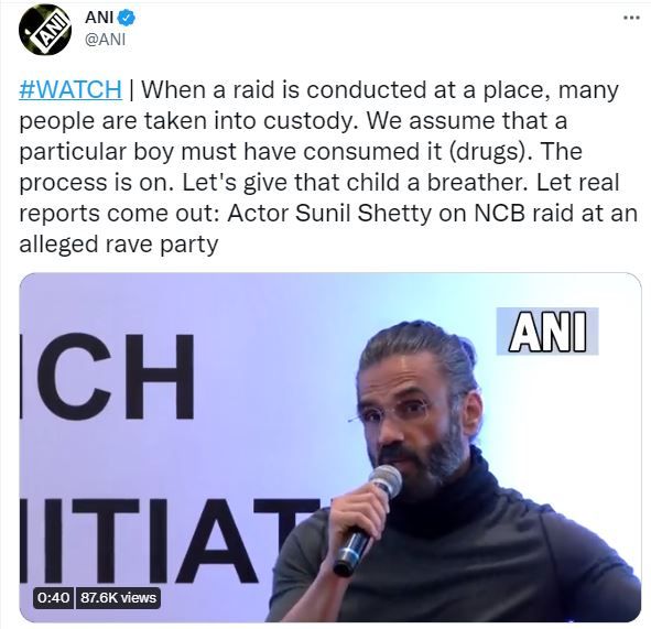 Sunil Shetty NCB