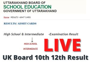 UK Board 10th 12th Result 2022 LIVE, UBSE 10th 12th Result 2022