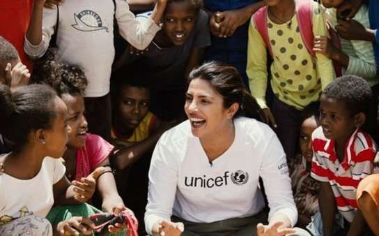 UNICEF Goodwill Ambassador Priyanka