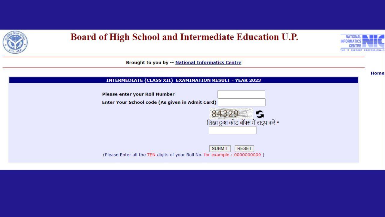 UP Board 10th Highschool Result 2023 LIVE - यूपी बोर्ड रिजल्ट करें चेक