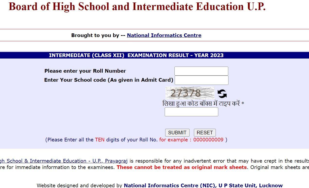 UP Board 10th 12th Result 2023 LIVE - यूपी बोर्ड रिजल्ट लिंक आज होगी एक्टिव