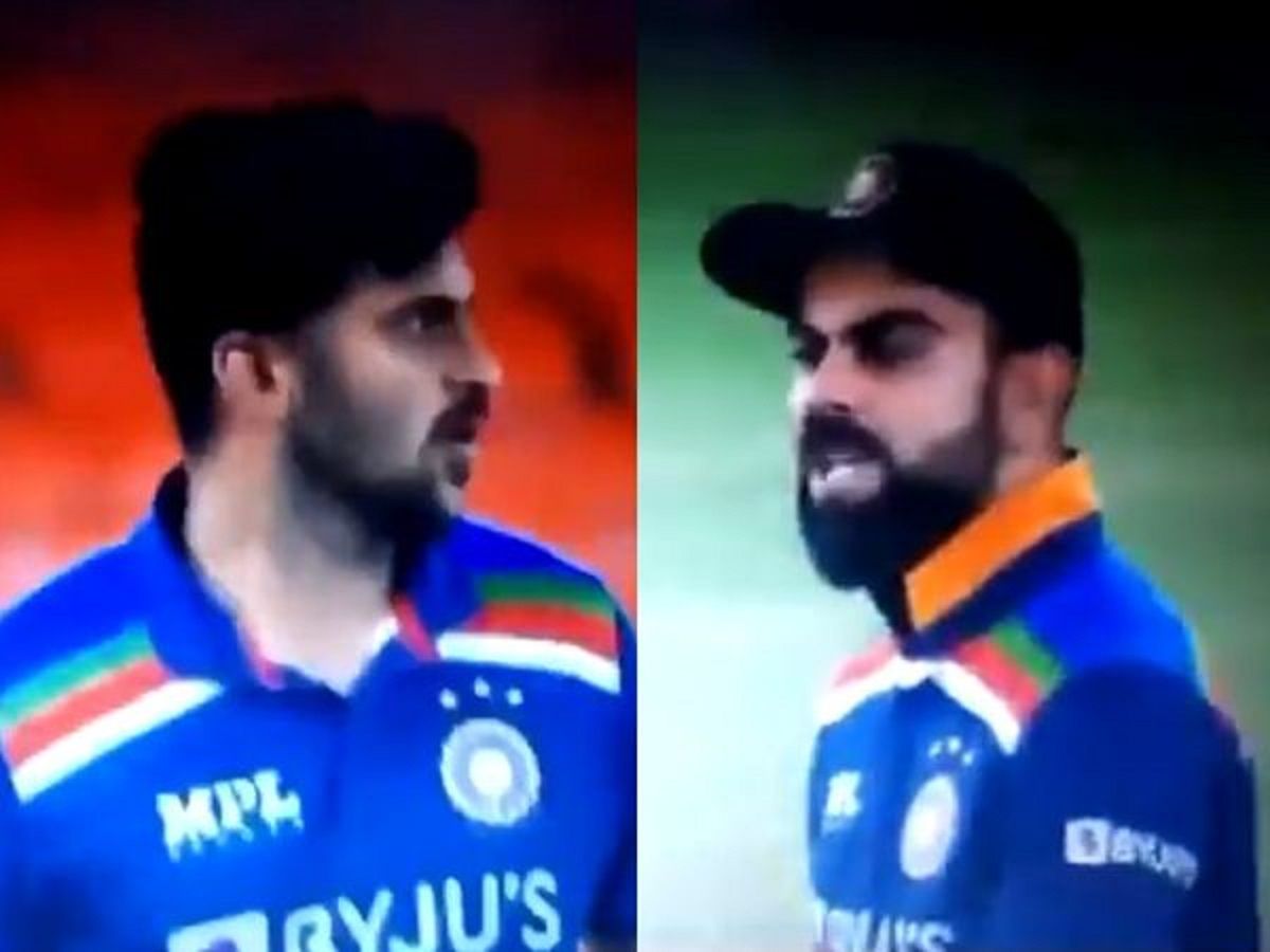 Virat Kohli angry