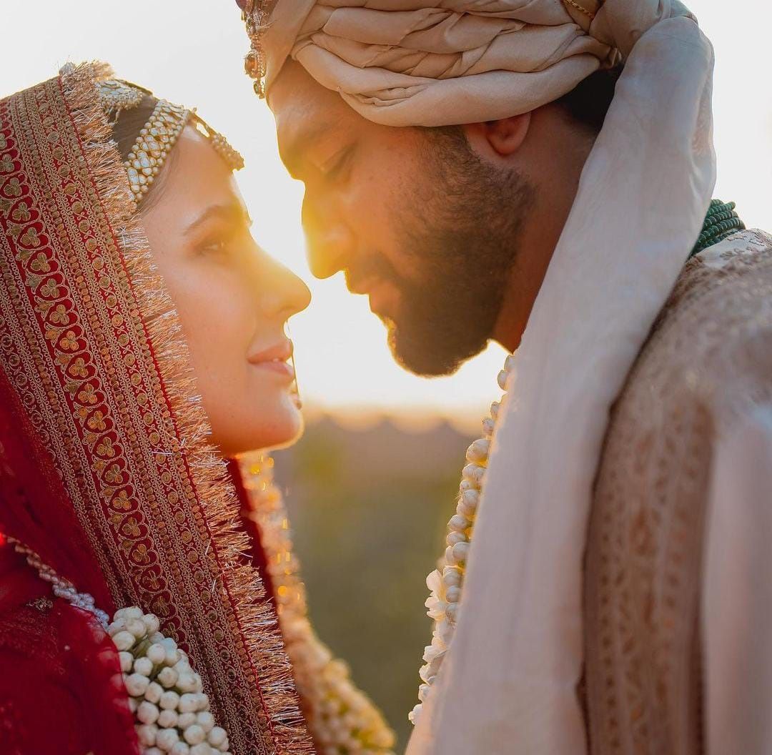 Vicky Kaushal and Katrina kaif wedding photo