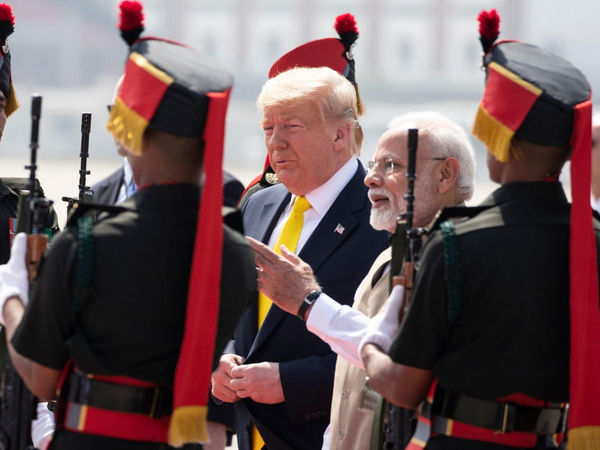 Donald trump india visit motera stadium