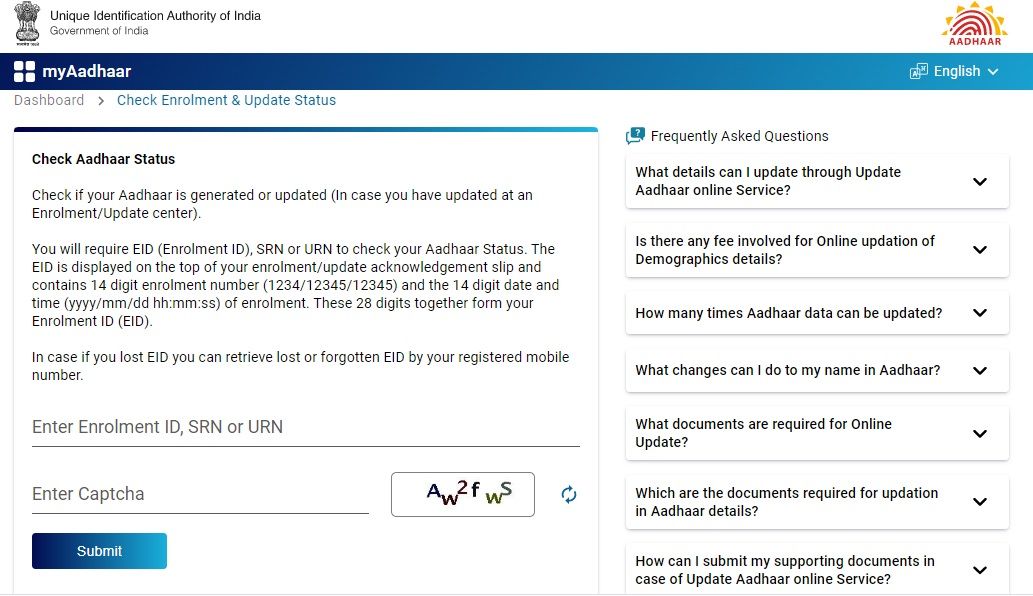 Aadhaar Card, UIDAI, Aadhaar