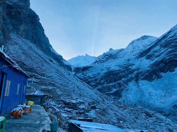 Amarnath Cave Temple snowfall pictures